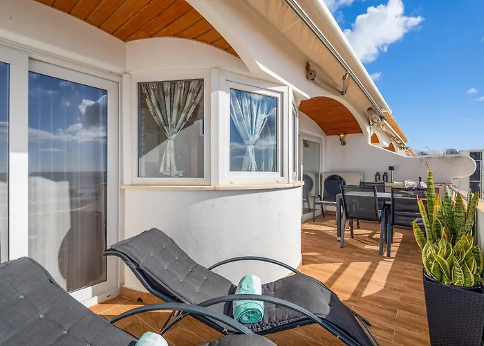 Penthouse Sea View By Holidays 아파트 알부페이라